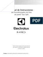 Manual de Instrucciones de Aire Acondicionado Electrolux