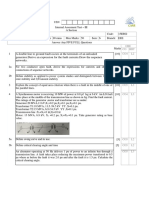 IAT - III Question Paper With Solution of 15EE62 Power System Analysis May 2018 - Prof. Sanitha Michail. C