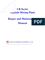 LB Series Asphalt Mixing Plant Repair and Maintenance Manual