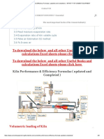 Kiln Performance & Efficiency Formulas (Updated and Completed) - InFINITY For CEMENT EQUIPMENT