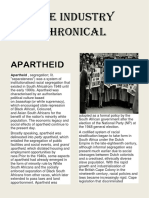 The Industry Chronical: Apartheid