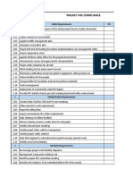 Project Hse Compliance: Initial Requirements