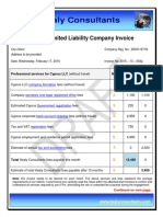 Draft Invoice Cyprus LLC Migration