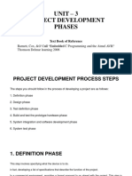 Embedded System Design - Project Development Phases