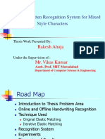 Online Handwriting Recognition System