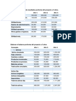 Elaborar Los Estados de Resultados Proforma Del Proyecto A 3 Años