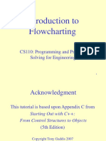 Introduction To Flowcharting: CS110: Programming and Problem Solving For Engineering