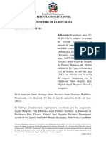 Sentencia 167-13 - Tribunal Constitucional República Dominicana