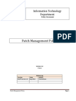 Patch Management Policy 