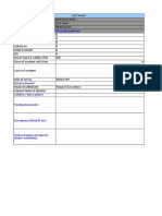 Survey Report Format SBIGIC FRONT SHEET