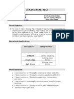 Curriculum Vitae: Ankush Sharma Permanent Address: Contact No E-Mail