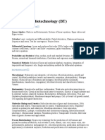 Syllabus For Biotechnology (BT) : Engineering Mathematics