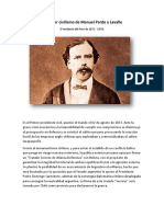 El Primer Civilismo de Manuel Pardo y Lavalle