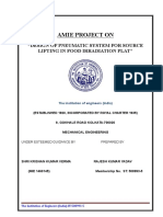 Amie Project On: "Design of Pneumatic System For Source Lifting in Food Irradiation Plat"