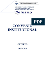 Modelo de Convenio Interinstitucional