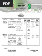 Action Plan - Math Club - SY 2019-2020