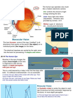 Monocular Vision: Focuses