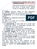 Circles:: Introduction To Chords, Arcs, and