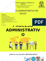 Proceso Administrativo en Sistema de Salud