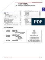 Electrical: Section 2B - Charging and Starting System