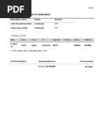 Flight Ticket - Raipur To Hyderabad