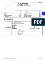 Fuel System: Section 3B - Carburetor