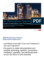 BU Measurement Products: Instrumentation For Process Industries