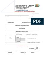 Registration Form Sirs