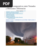 Cuadros Comparativos Entre Tornados y Huracanes