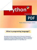 Python 01 Intro