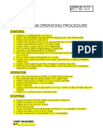  IG System Operating Procedure