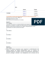 Quiz Semana 3 Legislacion SST