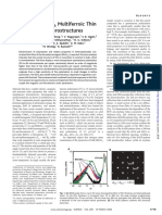 Epitaxial Bifeo Multiferroic Thin Film Heterostructures: 2) - These Compounds Present Opportunities For