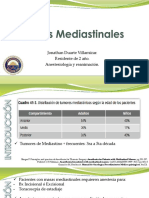 Masas Mediastinales y Anestesia