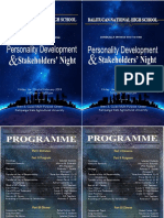 Program Stakeholder's Night