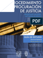 Procedimiento. Procuracion de Justicia