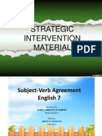 Sim 2017-18 Subject-Verb Agreement