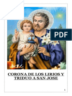 Coronilla y Triduo Al Glorioso Patriarca San Jose - Librito