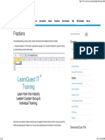 Fractions in Excel - Easy Excel Tutorial PDF