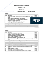 Question Bank Semester: IV Sem Subject: Data Science Sub Code: 17MCA441 SL - No. Questions Marks