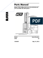 Parts Manual: Model 4700 4-Wheel Sit-Down Counterbalanced Lift Truck With The ACR System ™