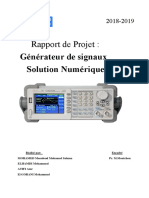 Rapport Générateur de Signaux Version 4