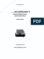 (Viking Language Series) Jesse L. Byock - Viking Language 1 - Learn Old Norse, Runes, and Icelandic Sagas (2017, Jules William Press)