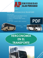 Ergonomia TRANSPORTE