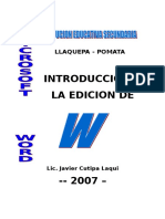 MICROSOFT WORD Borrador