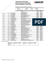 Track Race Record: Time Speed Team Driver Car Pos: Provided by NASCAR Statistics - Saturday, 6/8/2019 at 12:58 PM Eastern