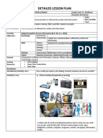 Detailed Lesson Plan: Describes How Communication Is Affected by Media and Information