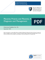 Placenta Praevia and Placenta Accreta: Diagnosis and Management