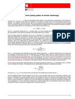 Calculation of Base Plate Thickness