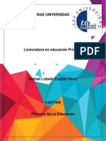 Filosofia de La Educacion